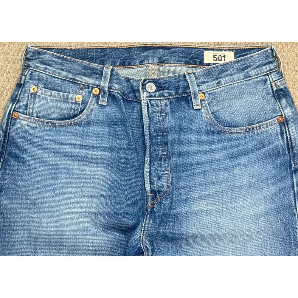 Levi's 501xx Plant Based Button Fly‎ Men's 5 Pocket Denim Jeans Size 29x30